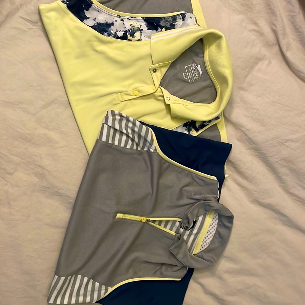 USED Duo Slazenger golf sleeveless polo
